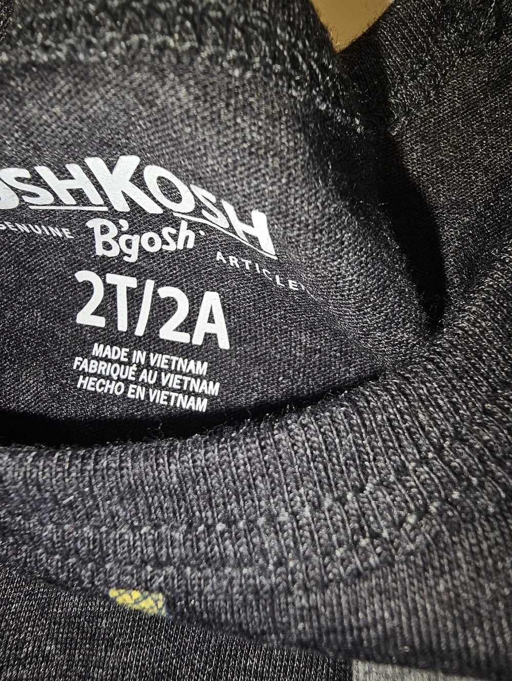 NWT | 2T | OshKosh B’gosh | Charcoal Gray Pineapple Print Tank Top